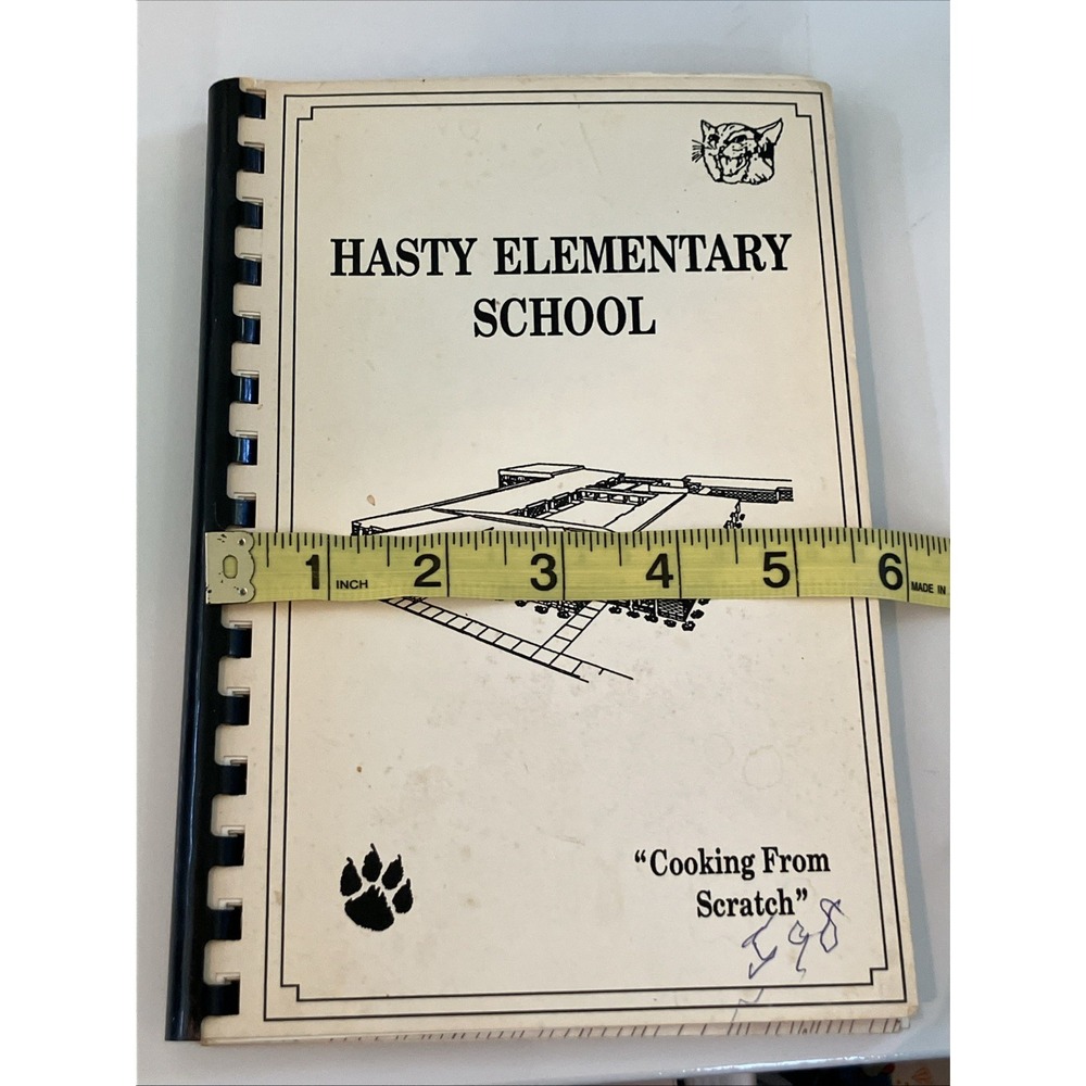 Vtg Hasty Elementary School PTA Cookbook Southern N.C. Recipes Spiral Bound - Picture 14 of 15